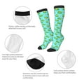 thumbnail image 3 of Xecao Frogs And Aquatic Plants Print Compression Socks for Both Men And Women for Running, Travel, Flight, Nurse, 3 of 6