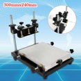 thumbnail image 3 of 300x240mm PCB SMT Stencil Printer 0-120mm Adjustable Screen Press Printing Machine, 3 of 14