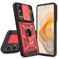 thumbnail image 6 of Elegant Choise Case with Slide Camera Lens Cover and Stand for Moto G Stylus 5G 2024, Red, 6 of 15