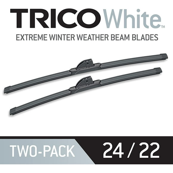 TRICO White 35-2422 Extreme Weather Winter Wiper Blades - 24"+ 22" (Pack of 2)