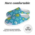 thumbnail image 6 of Goofa Starfish Print Womens Mens Cotton Lightweight House Slippers , Washable Home Slippers,Indoor Comfy Bedroom Cozy Slippers-42/43, 6 of 7