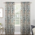 thumbnail image 2 of Sun Zero Auburn Nature/Floral Room Darkening Rod Pocket Single Curtain Panel, 2 of 2