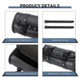 thumbnail image 3 of Motorcycle Handlebar Bag, Pu Motorcycle Fork Tool Bag Motorcycle Tool Bag For Motorcycle Front Forks With 2 Straps, 3 of 5