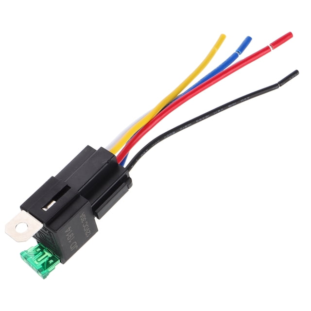 Shisuyan Fused Automotive Relay With Socket For Blower Motor And Air Conditioning Systems Universal Ignition Switch Compatible Waterproof Relay Harness Included