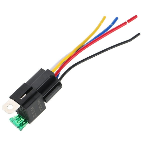 KAKOWELY blower motor relay Fused Automotive Relay With Socket For Blower Motor And Air Conditioning Systems Universal Ignition Switch Compatible Waterproof Relay Harness Included
