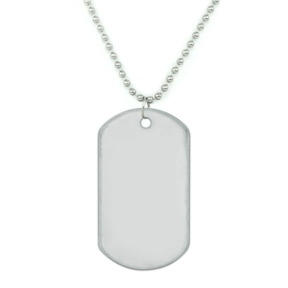 My Dad is a Marine USMC Officially Licensed Military Dog Tag Pendant Necklace with Chain