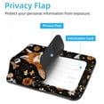 thumbnail image 3 of PhooArto 2 PCS Luggage Tag for Suitcase Bag Tags for Backpacks Baggage Handbag School Instrument Tag Label, Fox and Flowers Pattern, 3 of 6