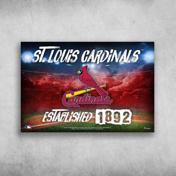 ST.Louis Cardinals - Cardinals Established 1892, Baseball Team 11 x 17 Inch Poster