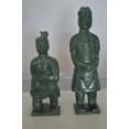 thumbnail image 2 of Pair of Japanese Warriors Made of Jade -  Size: 6"L x 5"W x 17"H., 2 of 8