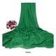 thumbnail image 3 of Sonducket Elegante y hermoso mantón de bufanda de noche de gasa para diversas ocasiones, chales y abrigos largos Accesorios de disfraces verde esmeralda, 3 of 6