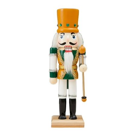 

HOTYA Wooden Nutcracker Soldier Ornaments Christmas Decor for Shelves Tables Holiday