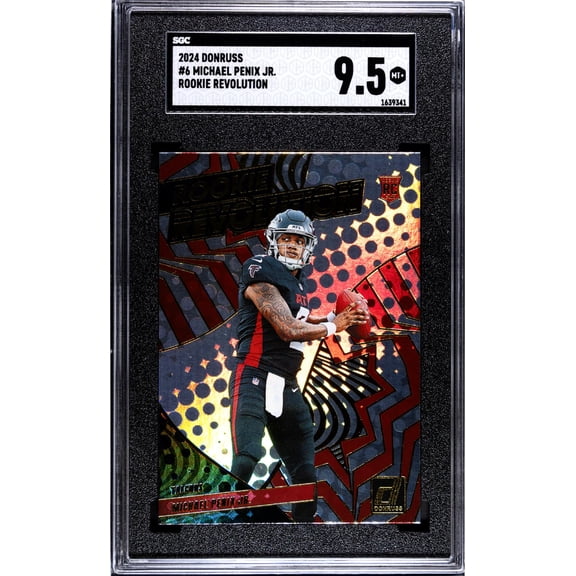 2024 Donruss #6 Michael Penix Jr. Rookie Revolution SGC 9.5