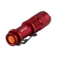 thumbnail image 4 of Red Tactical Mini LED Flashlight - Heavy Duty Metal Shell - Ultra Bright 300 Lumen Survival Camping Light - By Sakeen, 4 of 5