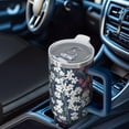 thumbnail image 6 of OBREWU Pioneer Flower Tumbler with Handle and Lid,Pioneer Flower 40oz Double Wall Vacuum Insulated Tumbler,Cups Gift for Women and Men, 6 of 7