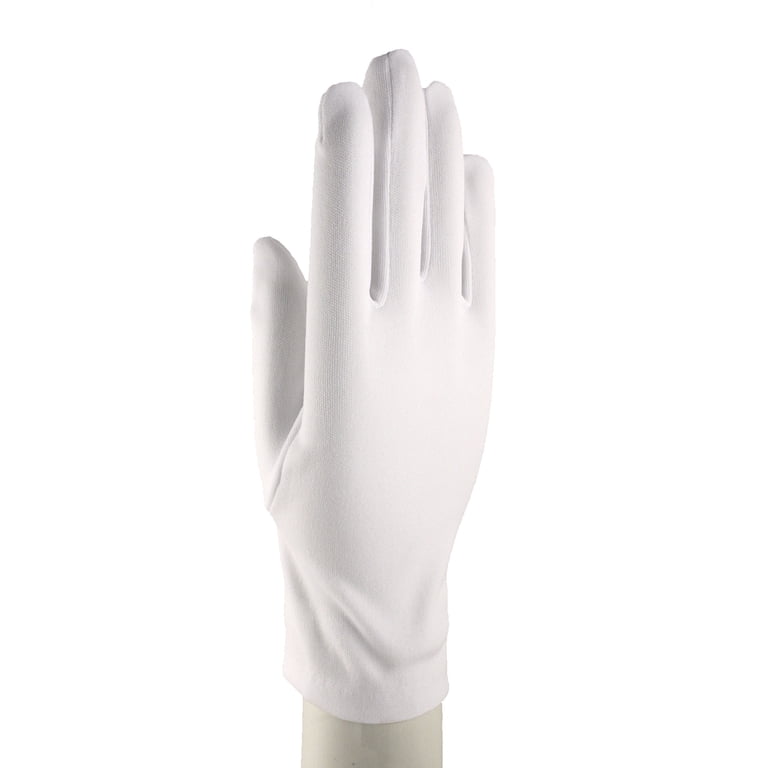 womens white cotton dress gloves