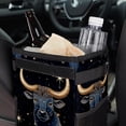 thumbnail image 6 of Taurus Constellation Foldable Car Garbage Can with Lid, Leak-Proof, and Hanging Storage Bag - Trash Can for Car, Car Trash Bin, Mini Trash Can, 6 of 6