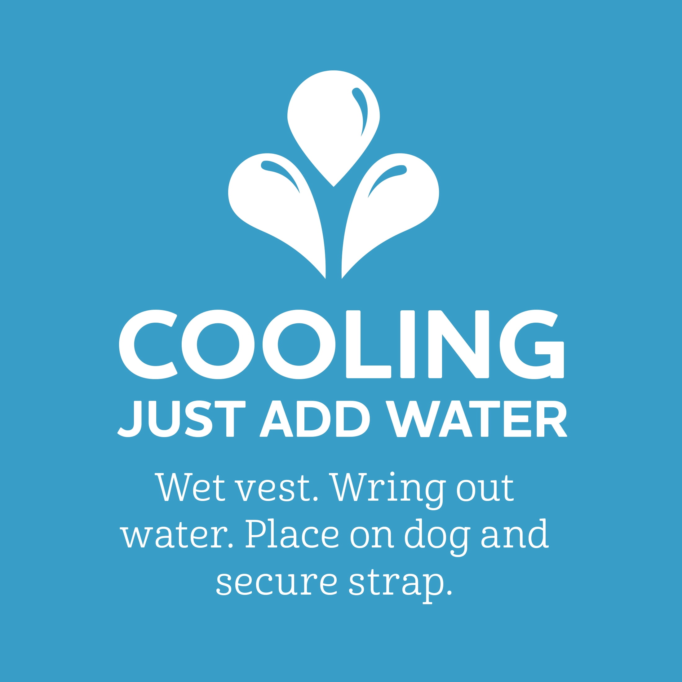 Vibrant Life Summer Cooling Vest for Cats and Dogs, Blue, Extra Small