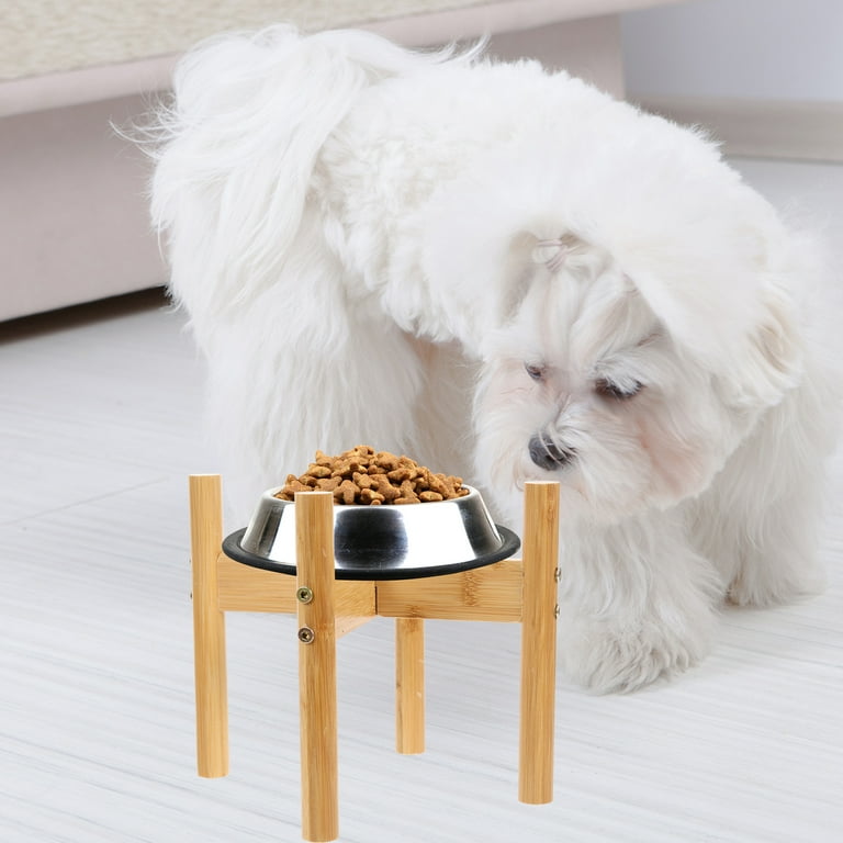 Plant Stand Indoor Wooden Stands Dog Bowl Holder Elevated Feeder Riser for Plants Pet