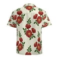 thumbnail image 3 of High Quality Hawaiian Shirts for Men Short Sleeve Aloha Beach Shirt Floral Summer Casual Button Down Shirts Blouses JIBY74, 3 of 7