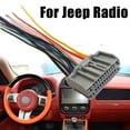 thumbnail image 2 of Car Audio Stereo Wiring Harness Adapter Plug for Jeep for Wrangler Radio Cd, 2 of 7