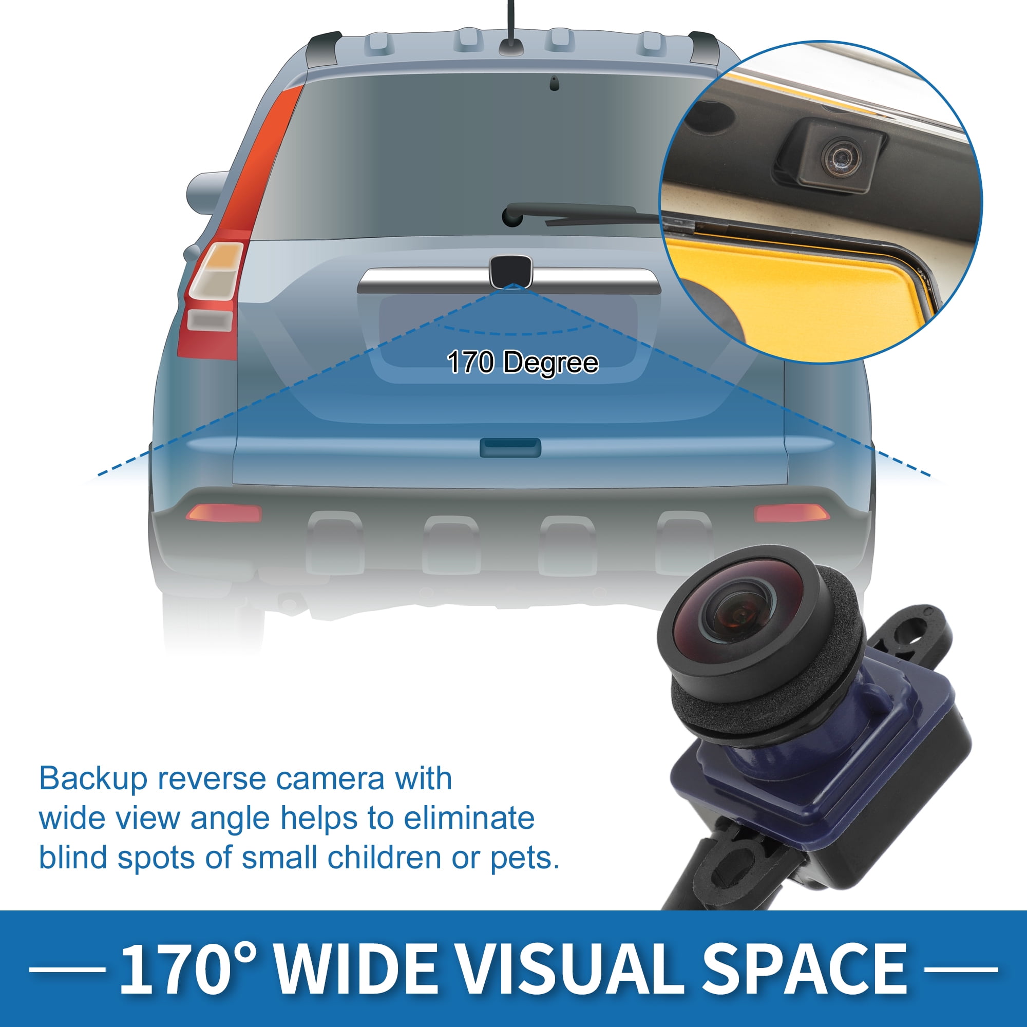Unique Bargains Rear View Camera for Dodge Durango and for Jeep Grand Cherokee 2011-2013