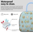 thumbnail image 3 of Lunch Bag Lunch Box for Women Reusable Insulated Lunch Bags,Water-Resistant Avocado Pattern Cooler Lunch Tote Bag, Large Capacity for Work Travel Picnic, 3 of 6