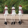 thumbnail image 2 of Resin Snowman Shelf Sitters, Set of 3 by Holiday Peak, 2 of 3