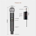 thumbnail image 4 of Wireless Microphone Professional UHF Recording Karaoke Handheld 1 Channel Lithium Battery for Stage, 4 of 5