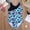 Blue, variant on iiniim Kids Girls One-piece Leopard print Dancing Gymnastics Ballet Dance Jumpsuit Sportswear