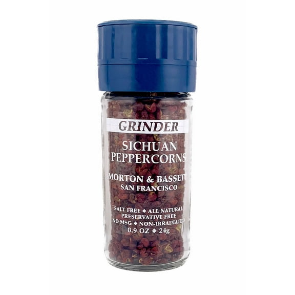 Morton & Bassett Sichaun Peppercorns Grinder, 0.9oz
