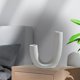 thumbnail image 4 of Florero de cerámica, florero moderno bnco, decoración de jarrón , decoración de escultura, chimenea, vino, decoración de gabinete, re J Baoblaze Florero moderno abstracto, 4 of 7