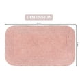 thumbnail image 2 of Home Weavers Radiant Collection Bathroom Rug 100% Cotton Bathroom Rugs Set, Machine Washable Rug, Soft & Absorbent bath Rug, Kitchen Mat, Bath Rug, Bath Floor Mat Non Slip, 21"x34" Rectangle, Pink, 2 of 9