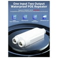 thumbnail image 7 of 3X 2 Port POE Repeater IP66 10/100Mbps 1 to 2 PoE Extender with IEEE802.3Af/At 48V Outdoor for POE Switch Camera, 7 of 7