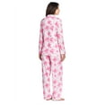 thumbnail image 2 of Casual Nights Women's Long Sleeve Notch Collar Floral Pajama Set, 2 of 5