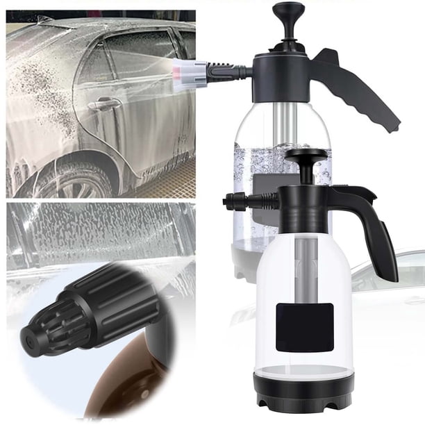 Pulverizador de espuma para lavado de coches Pulverizador de mano para lavado de coches de uso doméstico Pulverizador de presión de aire para jardinería Capacidad manual de la olla 2L