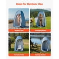 thumbnail image 6 of Pop up Shower Tent Instant Portable Privacy Tent Changing Room, with Shower Bag, for Home Office Apartment Bedroom Living Room, Small Space Storage, Daily Organization, Entryway Use, 6 of 8