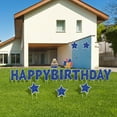 thumbnail image 4 of 18 Pieces Happy Birthday Yard Signs with Stakes, 16 Inches Birthday Outdoor Lawn Signs, Cake Balloon Patio Decorations, Garden Lawn Decorations for Party Outdoor Decor, 4 of 16