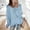 Blue, variant on Aloohaidyvio Sweaters for Women,Womens Fashion Solid Long Sleeve Sweater Loose V-Neck Knitting Sweater