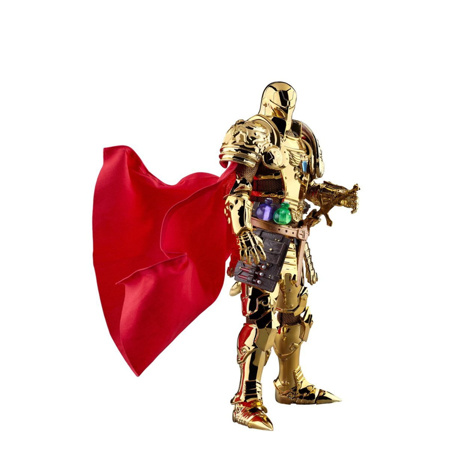 Medieval Knight Iron Man Gold DAH-046SP 8-Ction Figure - PX