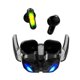 thumbnail image 2 of ¡Descuento del Día!, Auriculares intrauditivos con Bluetooth, batería alta, baja latencia, estilo mecánico, sonido envolvente, reducción de ruido inteligente, efecto de iluminación atractivo, 2 of 6