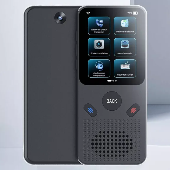 Portable Smart Translator 138 Languages ​​2.4 Inch Touch Screen Portable Translator - Gray