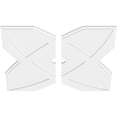 thumbnail image 2 of 38"OD x 3"ID x 13 1/4"C x 1"P Titus Architectural Grade PVC Contemporary Ceiling Medallion, Two Piece, 2 of 11