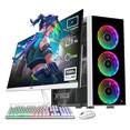 thumbnail image 1 of Xtreme PC Gaming Computadora Intel Core I7 12700 16GB SSD 1TB Monitor 27'' WIFI Dragonfly White blanco, 1 of 4