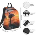 thumbnail image 2 of Easygdp Sunset Dancing Dolphin B para Easygdp Yak - Mochila Casual Ligera y Resistente para Viaje y Senderismo para Hombres y Mujeres, 2 of 7