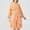 Orange#3, variant on Womens Bath Robe pstuiky Robes for Women, Women Stripes Flannel Gown and Fleece Thick Nightgown Pajamas Bathrobe Loose Home Wear Long Cardigan Bathrobe with Pockets Leisure Woman's Robe