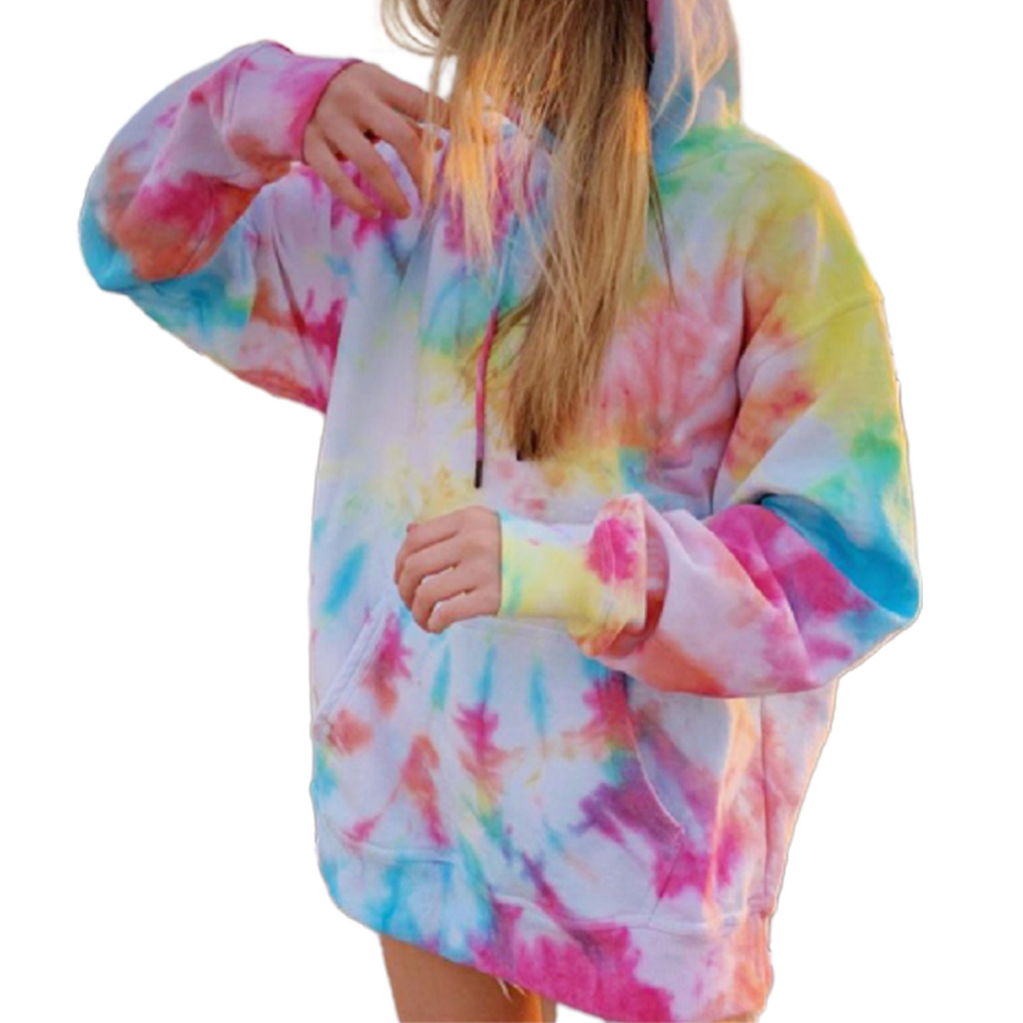 thick tie dye hoodie