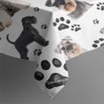 thumbnail image 6 of Schnauzer Dog and Footprints Rectangle Tablecloth 60"x102",Waterproof Polyester Rectangle Table Cloth, Wipeable Spillproof Polyester Tablecloth for Dining, Camping, Indoor and Outdoor, 6 of 6