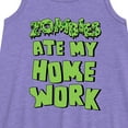 thumbnail image 2 of Instant Message - Zombies Ate My Homework  - Toddler & Youth Girls A-line Dress, 2 of 5