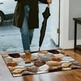 thumbnail image 4 of Corridor Stone Patterned Carpet 3D Pebble Design Entrance Mat Washable Floor Rug Bathroom Bedside Kitchen Non, 4 of 6