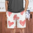 thumbnail image 6 of joogoo Mens Swim Trunks Red Hearts Beach Shorts Drawstring Elastic Waist Swimwear Bathing Suits L, 6 of 6